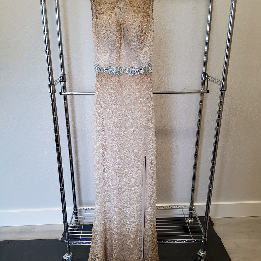 City Triangles Beige Dress